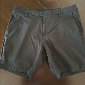 Lululemon Athletica Black Flat Front Shorts